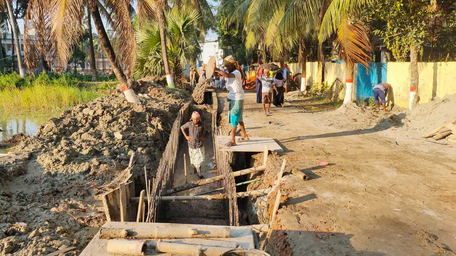 দাগনভূঞায় সাড়ে ৫ কোটি টাকা ব্যয়ে নির্মিত হচ্ছে নতুন ড্রেন 