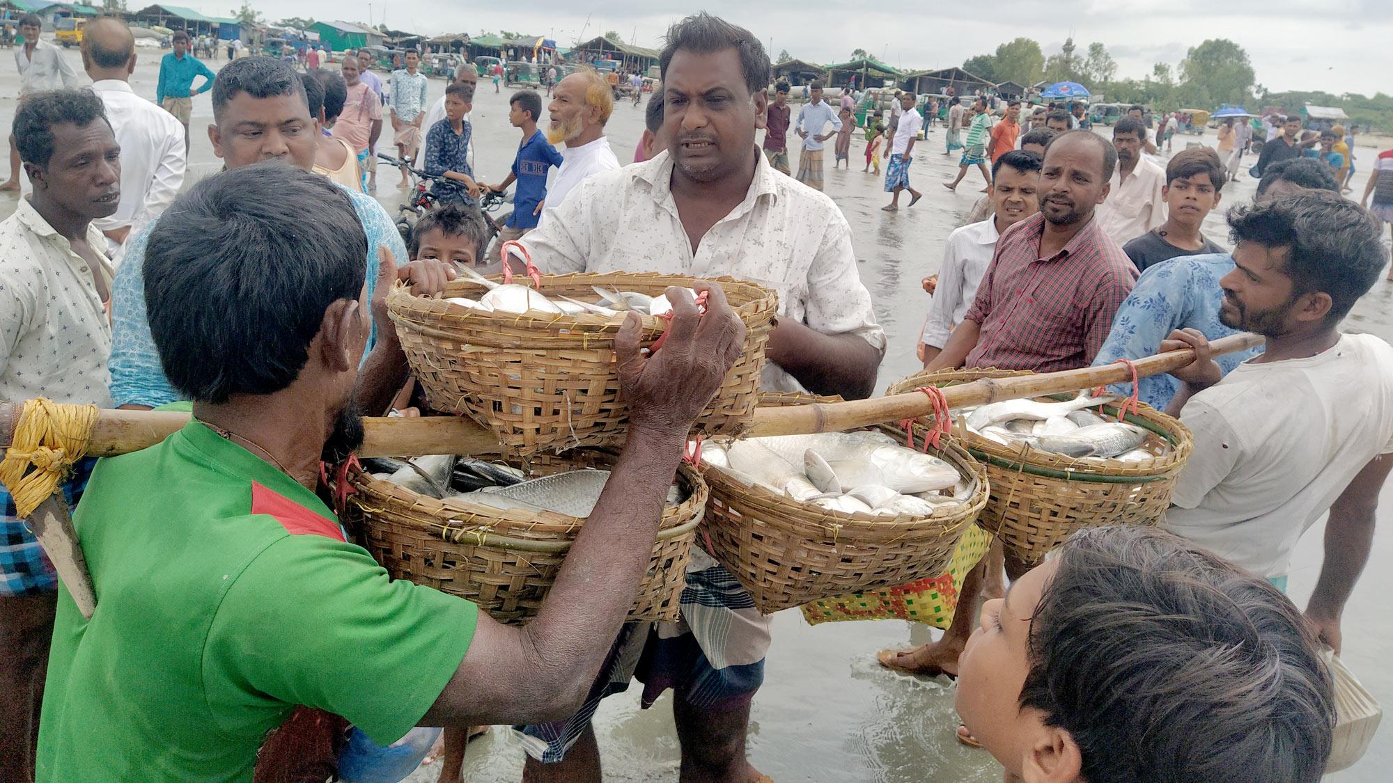 আনোয়ারা উপকূলে চলছে ইলিশ উৎসব 