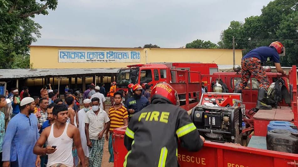 বুড়িচংয়ে অর্ধশতকের পুরোনো কোল্ড স্টোরেজে ধস, ১০ গরুর মৃত্যু