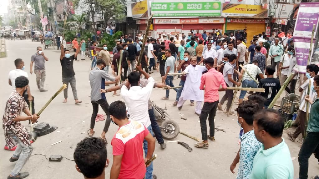 নারায়ণগঞ্জে বিএনপির সমাবেশে পদবঞ্চিতদের হামলা, আহত ১৫ 