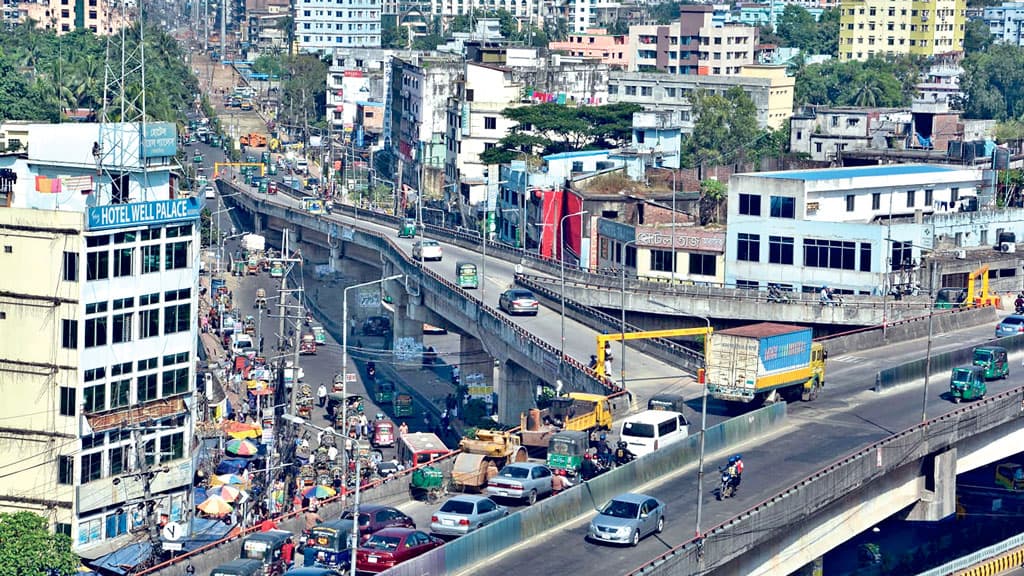 বহদ্দারহাট ফ্লাইওভারে ফের যান চলাচল শুরু