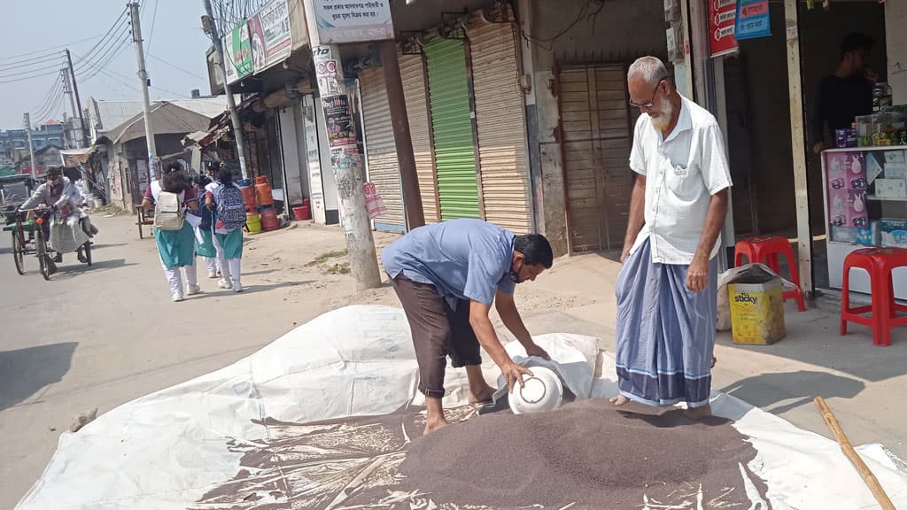 চৈতালি ফসল নেই পাইকারি বাজারে