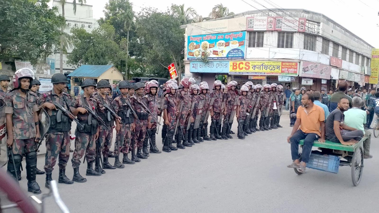 ঢাকা, চট্টগ্রামসহ ৬ জেলায় বিজিবি মোতায়েন