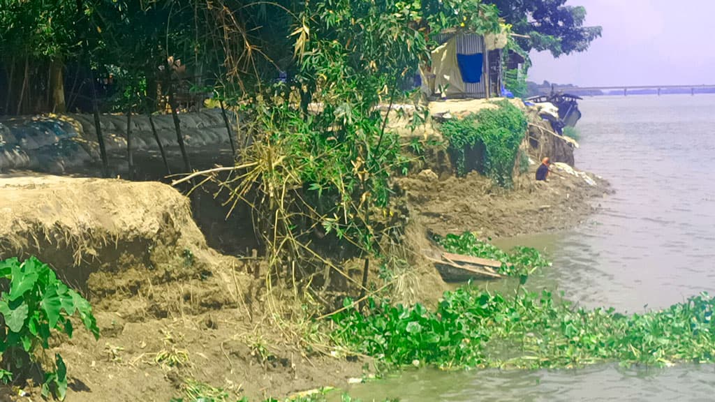 নদীভাঙনের কবলে  ৫০০ পরিবার