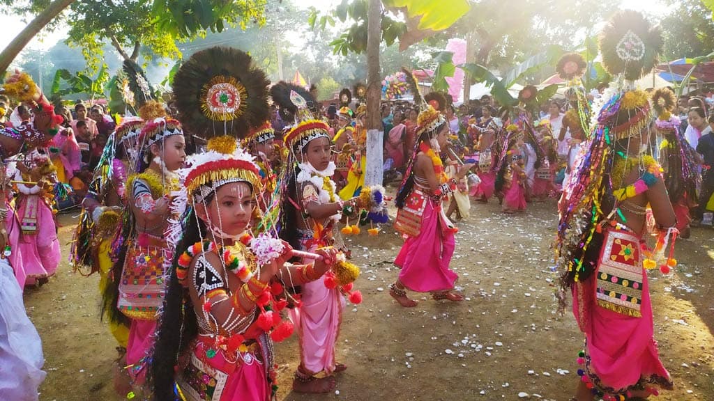 কমলগঞ্জে মণিপুরীদের রাস উৎসব