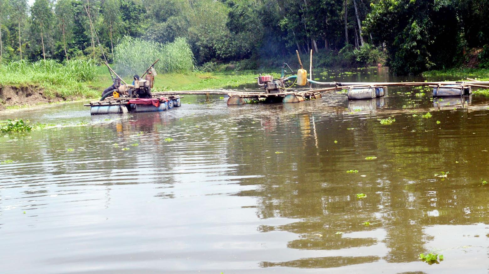 ভাঙনের ঝুঁকিতে জমি ও ভিটা