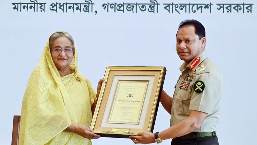 সেনাবাহিনীর ওপর জনগণের আস্থা ও ভরসা আছে: প্রধানমন্ত্রী