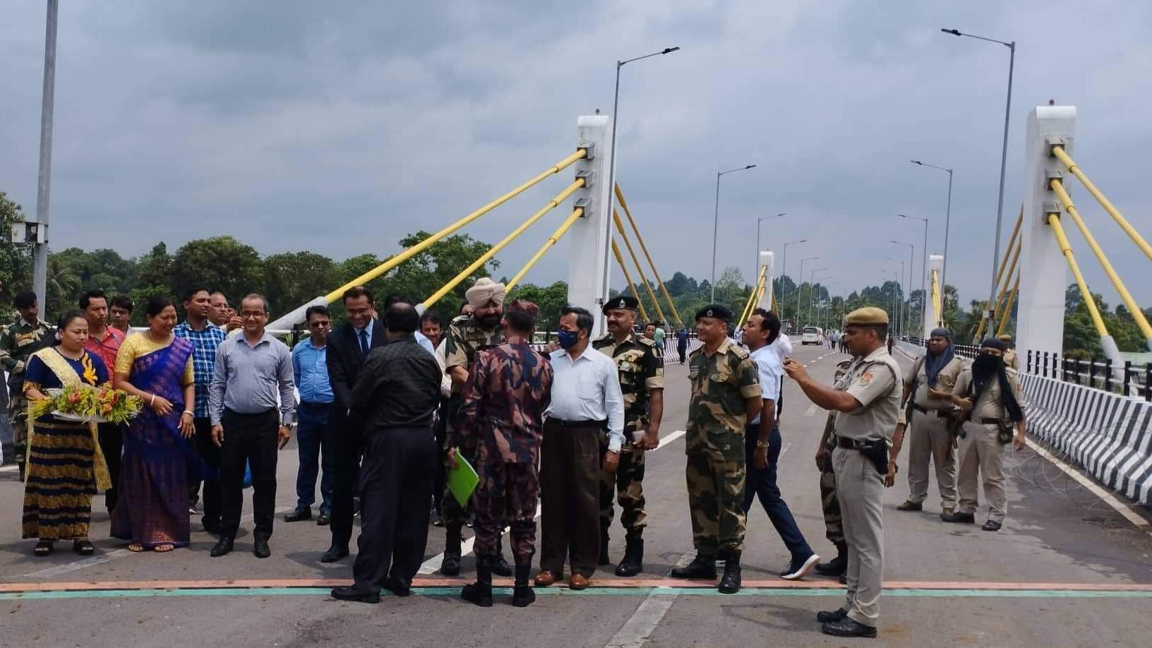 ফেনী নদী পরিদর্শনে জেআরসির প্রতিনিধিদল