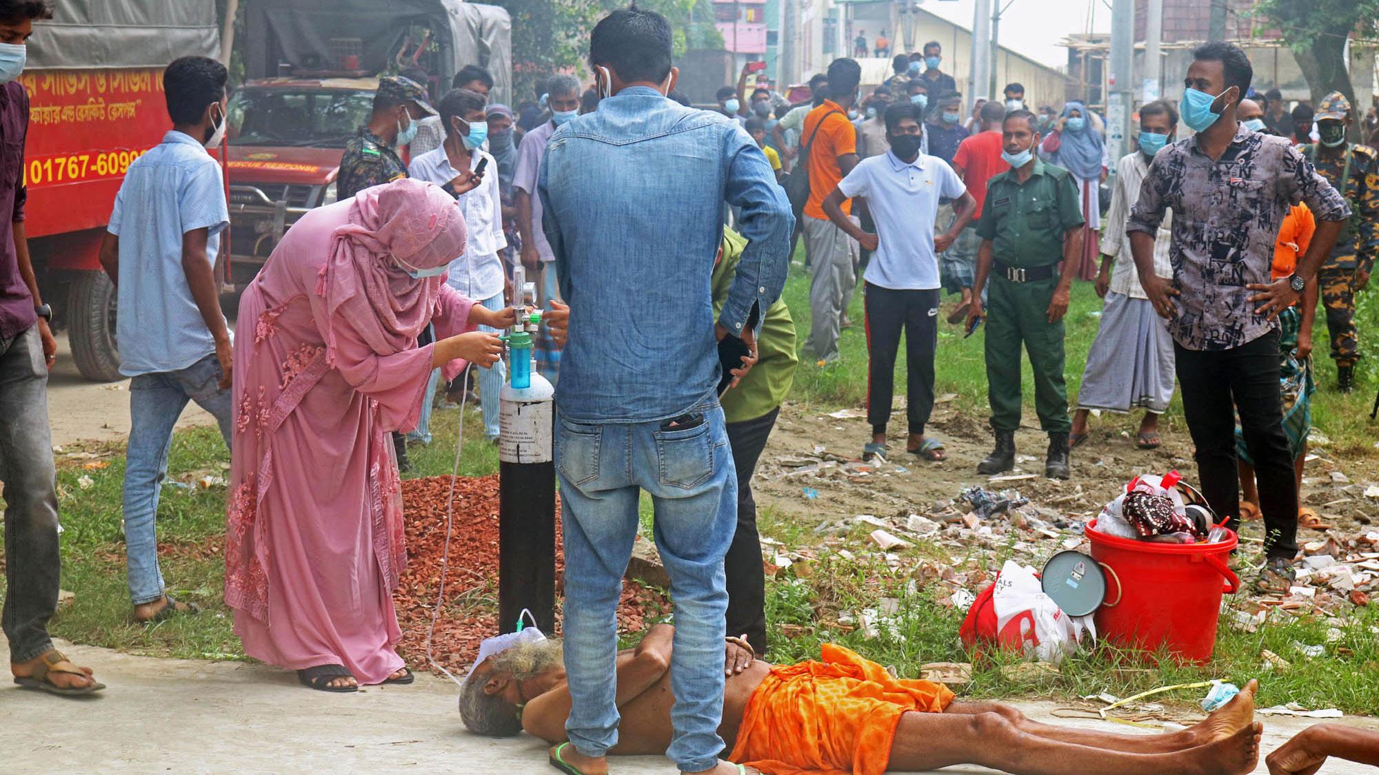 টাঙ্গাইলে করোনা ইউনিটের আইসিইউতে আগুন