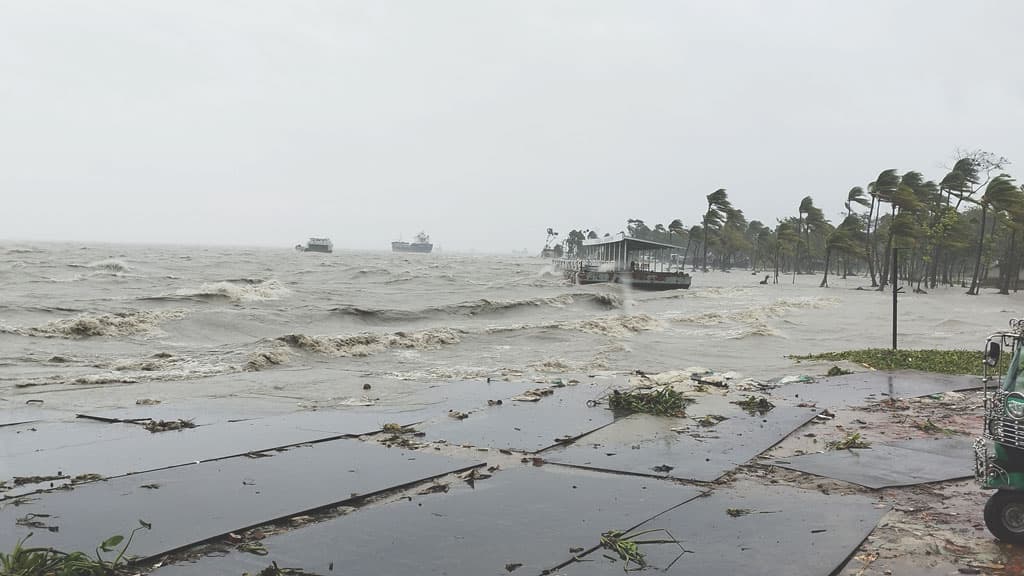 ভাত খাওয়ার সময় ঘরে গাছ পড়ে শিশুর মৃত্যু