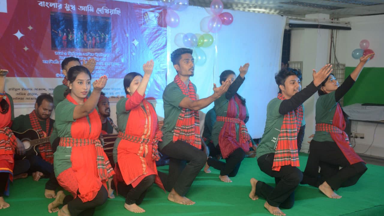 গ্রিন ইউনিভার্সিটিতে ‘বাংলার মুখ আমি দেখিয়াছি’ মঞ্চস্থ