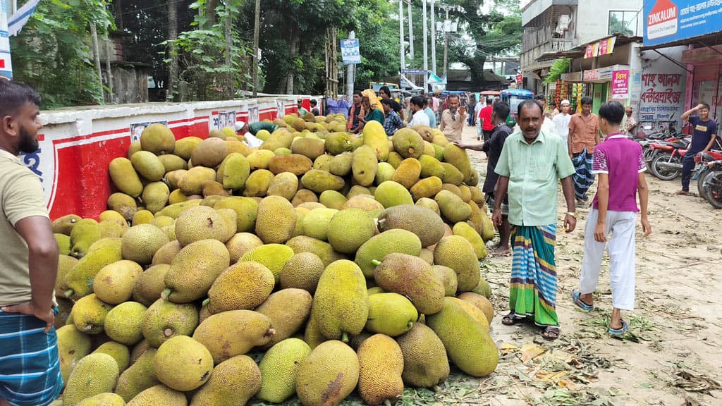 কাঁঠালের বাজার জমজমাট