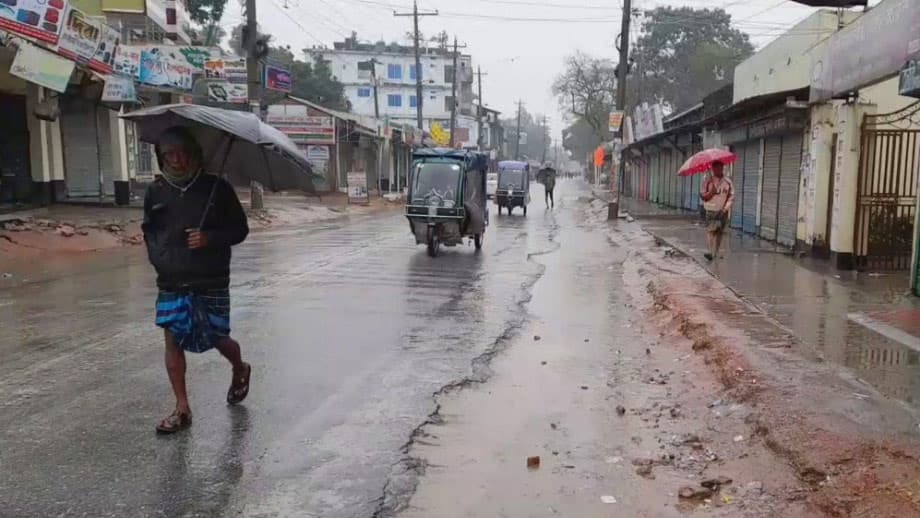 দেশে সর্বোচ্চ বৃষ্টিপাত দিনাজপুরে