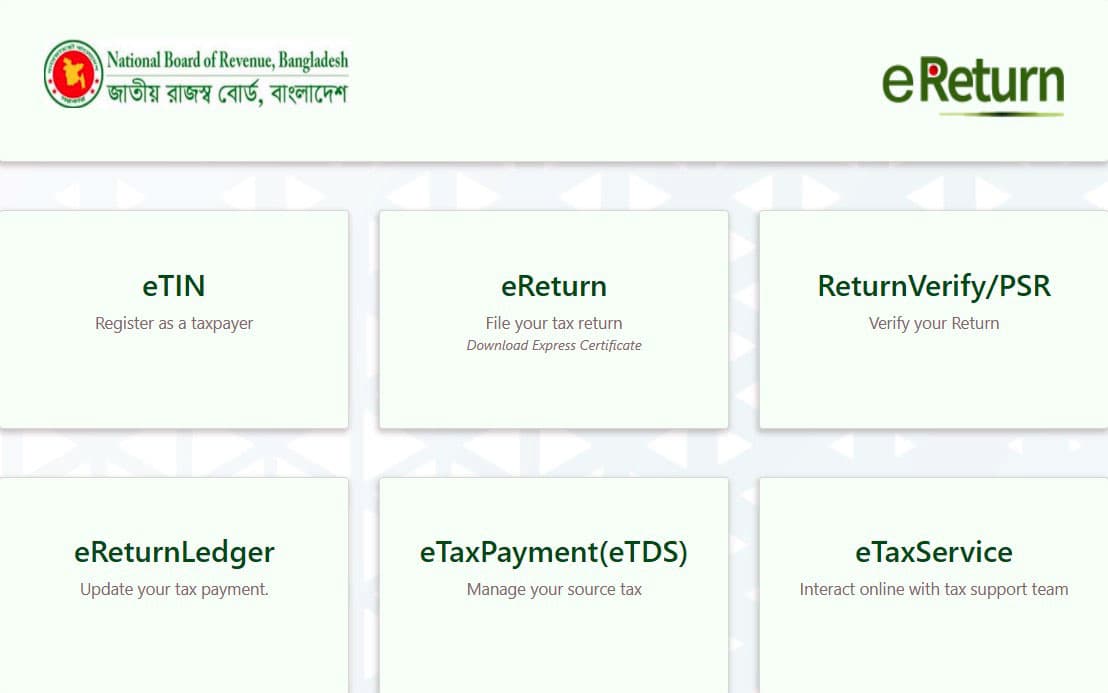 ৫০ হাজারের বেশি করদাতা ই-রিটার্ন জমা দিয়েছে: এনবিআর