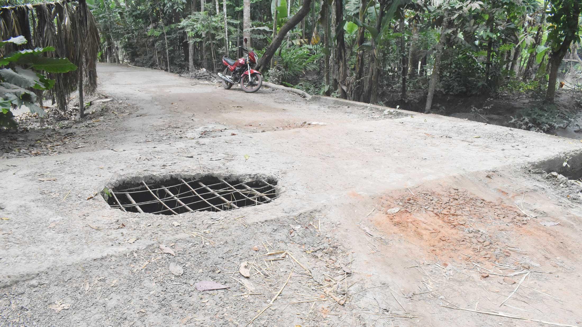 সড়কে খানাখন্দ, কালভার্ট ভাঙা