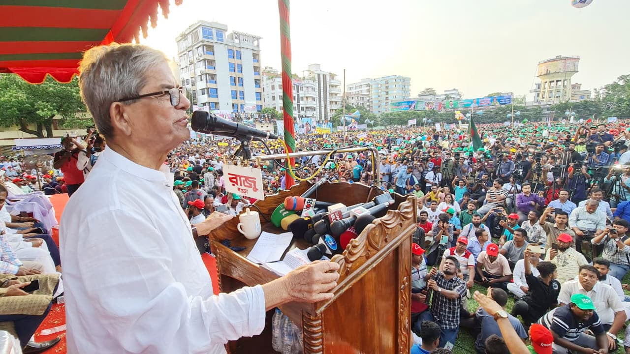 তত্ত্বাবধায়ক সরকার ছাড়া কোনো নির্বাচন হবে না: মির্জা ফখরুল