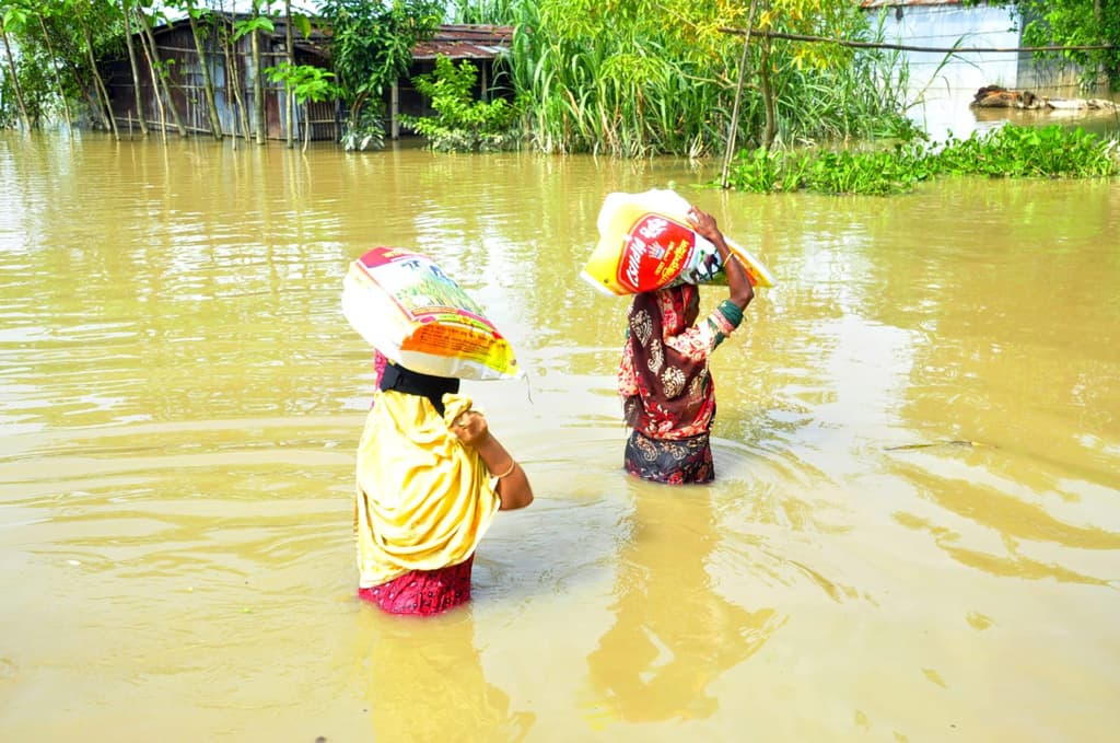 বন্যা পরিস্থিতি: দুই কূল ভাঙছে যমুনার, সিলেটে ছড়াচ্ছে দুর্গন্ধ