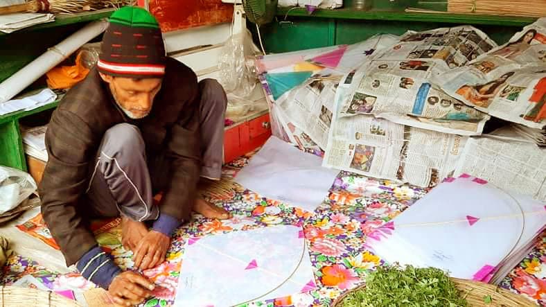 নেশা থেকে পেশা ঘুড়ি তৈরি