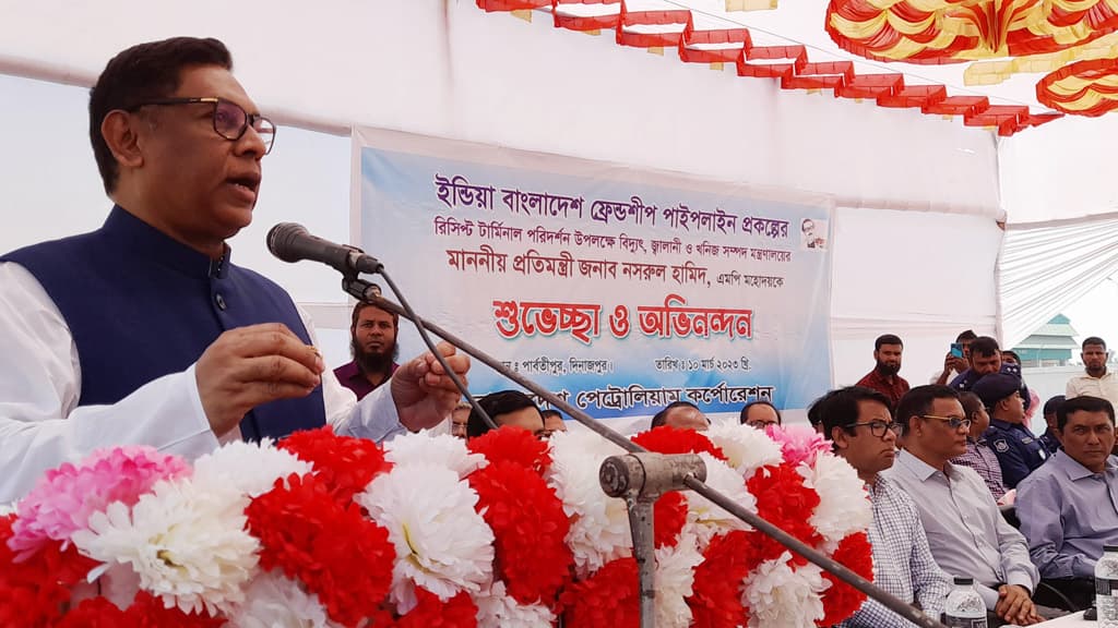 উত্তরের মানুষ ১০০ বছর নিরবচ্ছিন্ন বিদ্যুৎ পাবে: নসরুল হামিদ