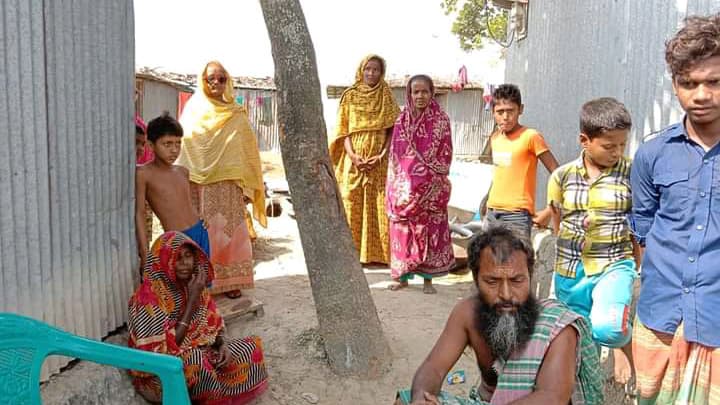 ভাঙনে দুর্ভোগ ৪০ পরিবারের