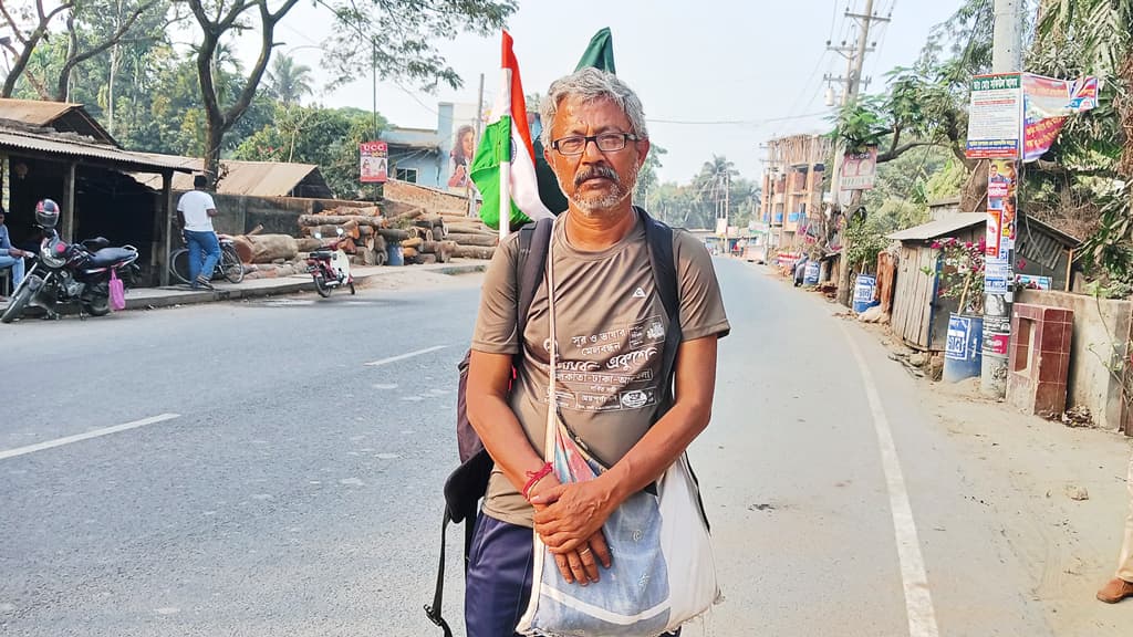 ভাষাশহীদদের শ্রদ্ধা জানাতে ভারতের মৃণাল এখন কেশবপুরে