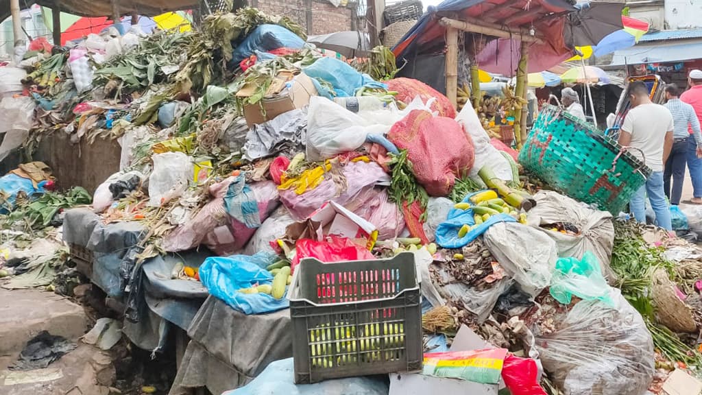 ১৪ দিন ধরে বর্জ্য অপসারণ বন্ধ, পৌরবাসীর ভোগান্তি