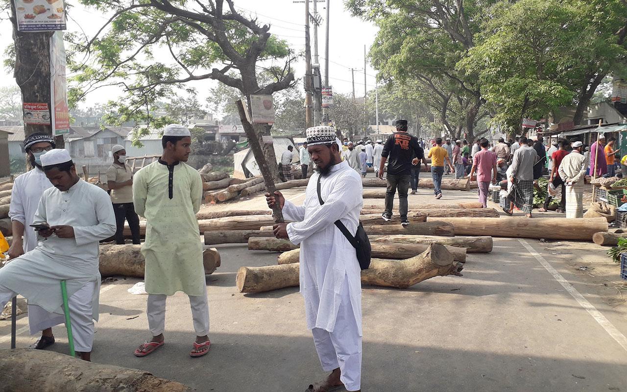 হেফাজতের হরতালে অচল সরাইল