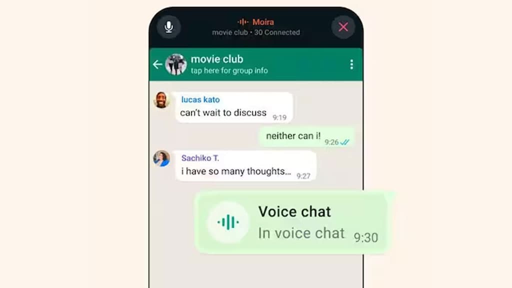 হোয়াটসঅ্যাপ গ্রুপের জন্য নতুন ভয়েস চ্যাট
