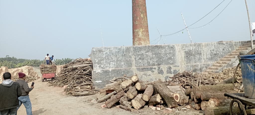 জনবসতি এলাকায় ভাটা, ইট তৈরিতে কৃষিজমির মাটি