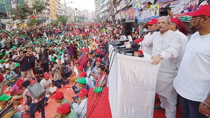 পদত্যাগ করে মাঠে আসুন, তারপর খেলা হবে: মির্জা ফখরুল 