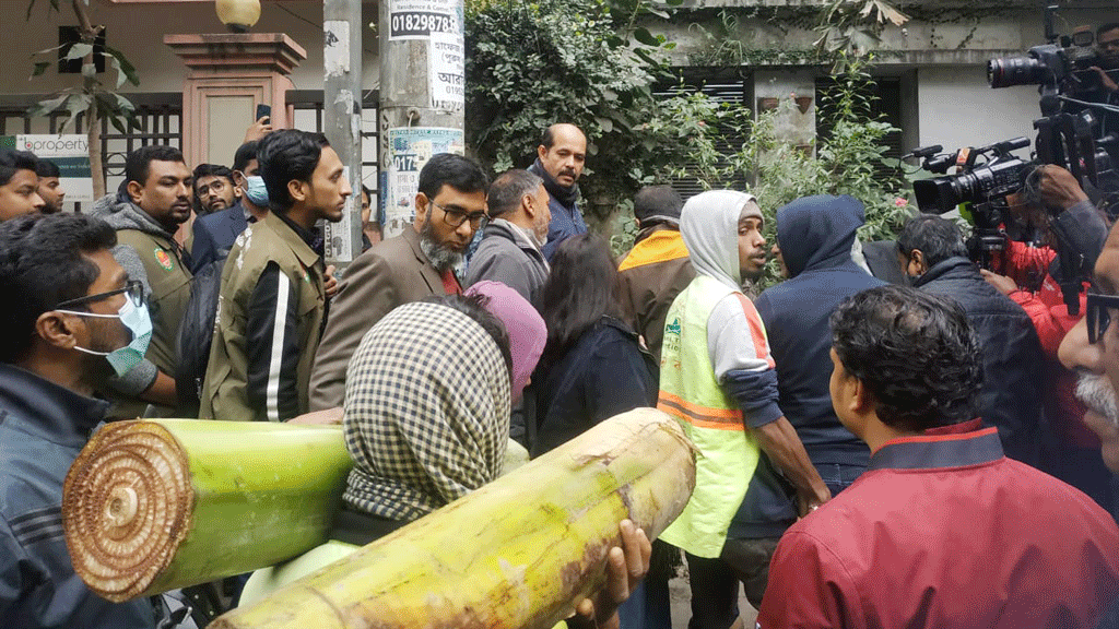 ‘যেসব বাড়ির লাইনে কলাগাছ দিয়েছি, তারা পাগল হয়ে গেছে’