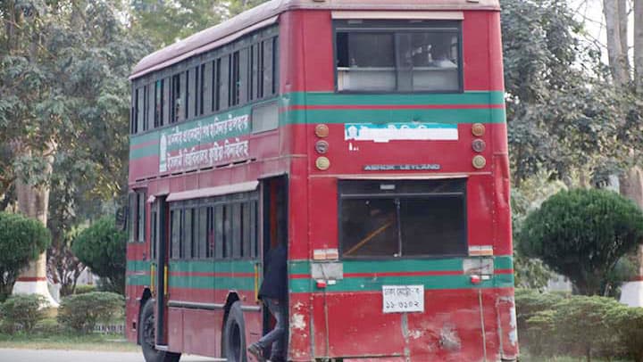 লাল বাসে চড়ে বাড়ি যাবেন ইবির শিক্ষার্থীরা