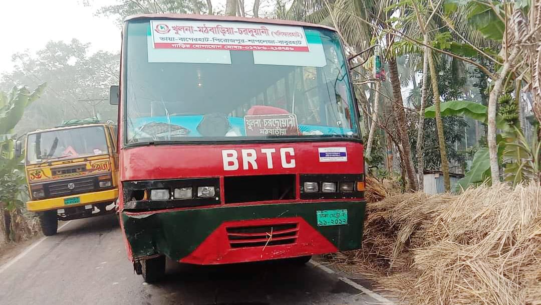 পাথরঘাটায় বিআরটিসি বাসচাপায় ব্যবসায়ীর মৃত্যু