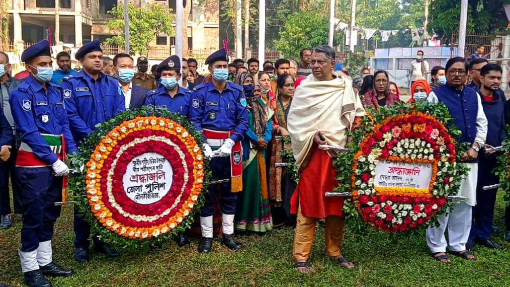 মৌলভীবাজারে বিনম্র শ্রদ্ধায় শহীদদের স্মরণ