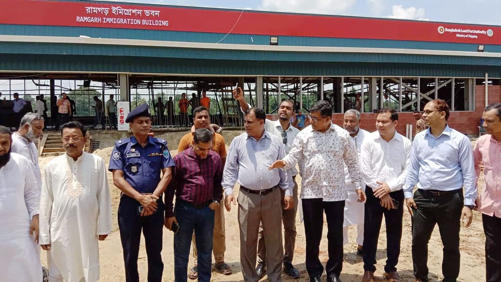 সেপ্টেম্বরের প্রথম সপ্তাহেই চালু হচ্ছে রামগড় স্থলবন্দর ইমিগ্রেশন: নৌ পরিবহন সচিব