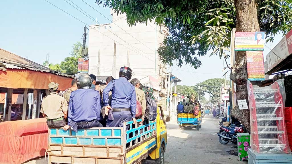 নিরাপত্তার চাদরে নির্বাচন