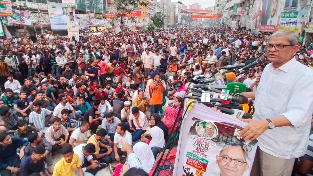 এই দেশে ইয়াহিয়া-এরশাদ পারেননি, আপনারাও পারবেন না: সরকারকে ফখরুল 