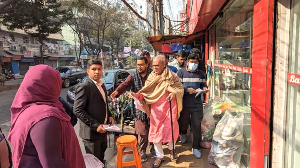 ৩ দিনের গণসংযোগ ও লিফলেট বিতরণ কর্মসূচি বিএনপির