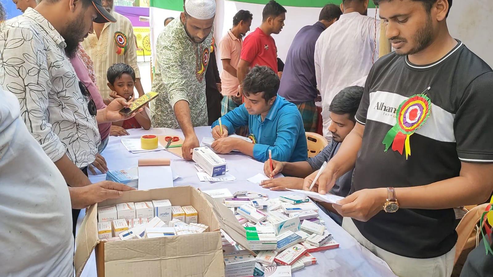 উত্তরখানে দিনব্যাপী জামায়াতের ফ্রি মেডিকেল ক্যাম্প