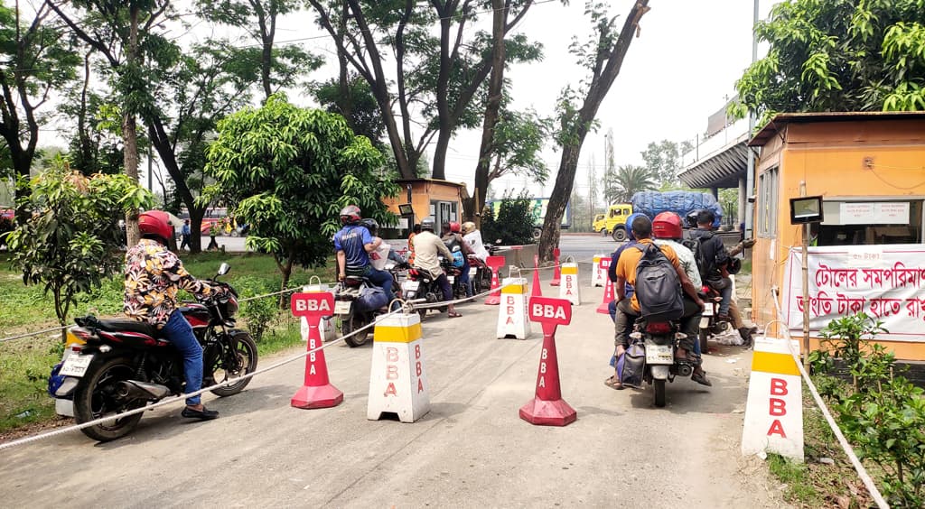 বঙ্গবন্ধু সেতু দিয়ে ২৪ ঘণ্টায় ৯ হাজার মোটরসাইকেল পারাপার 