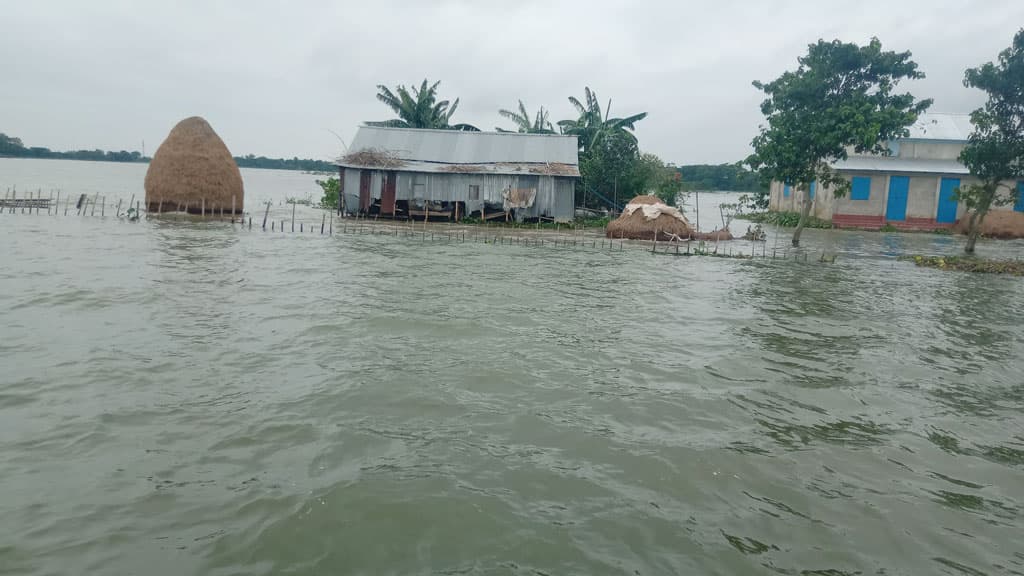 বন্যার্ত মানুষের পাশে দাঁড়াই