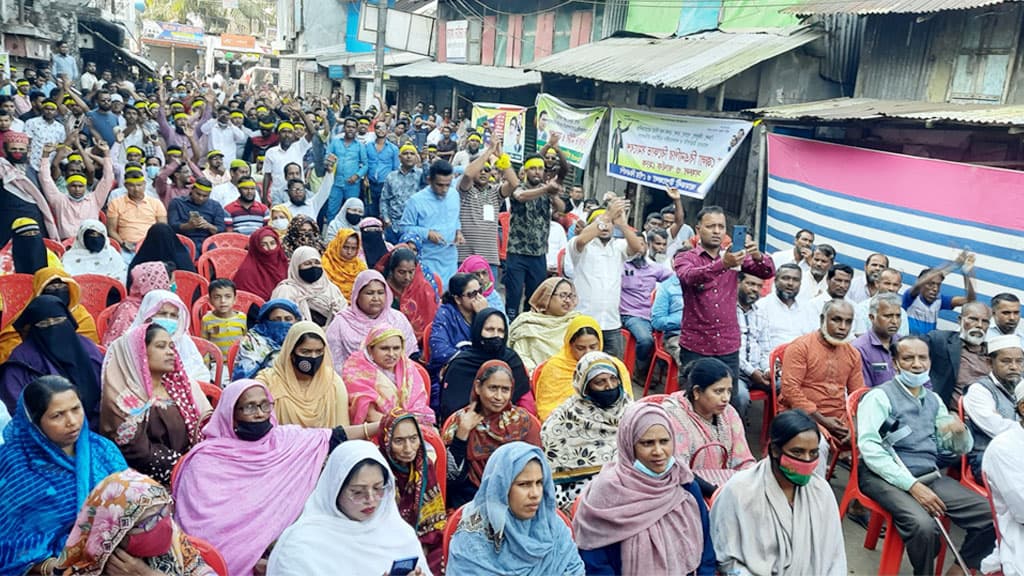 দ্রব্যমূল্য বৃদ্ধির প্রতিবাদ বিএনপির সমাবেশে