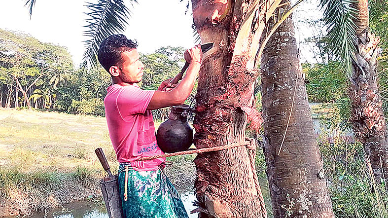 দুর্লভ খেজুরের রস, গুড়