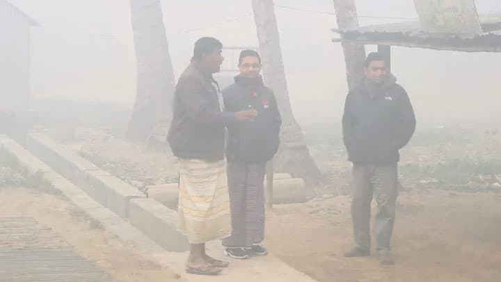 আজও সর্বনিম্ন তাপমাত্রা তেঁতুলিয়ায়, রেকর্ড ৬ দশমিক ৯ ডিগ্রি