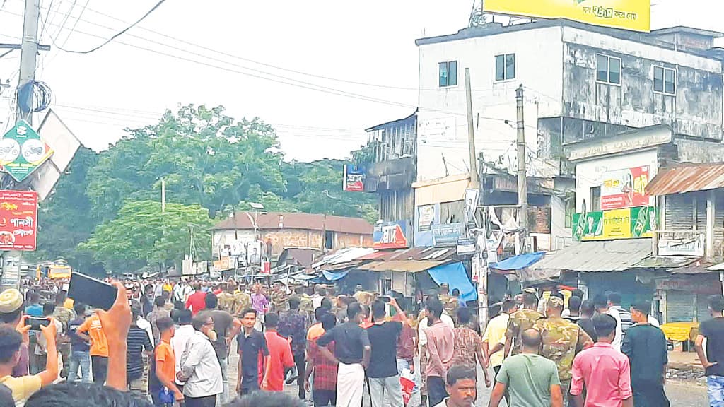 ওসমানীনগরে ছাত্রলীগের দুই গ্রুপের সংঘর্ষ, আহত ২০