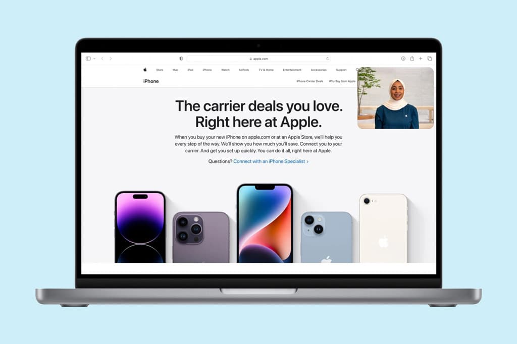 অনলাইনে আইফোন কেনার সময় ভিডিও কলে পরামর্শ দেবে অ্যাপল 
