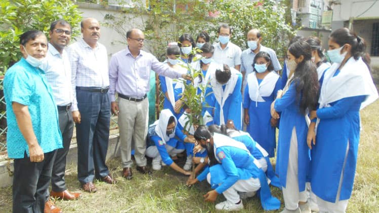 প্রধানমন্ত্রীর জন্মদিনে বিদ্যালয়ে বৃক্ষরোপণ