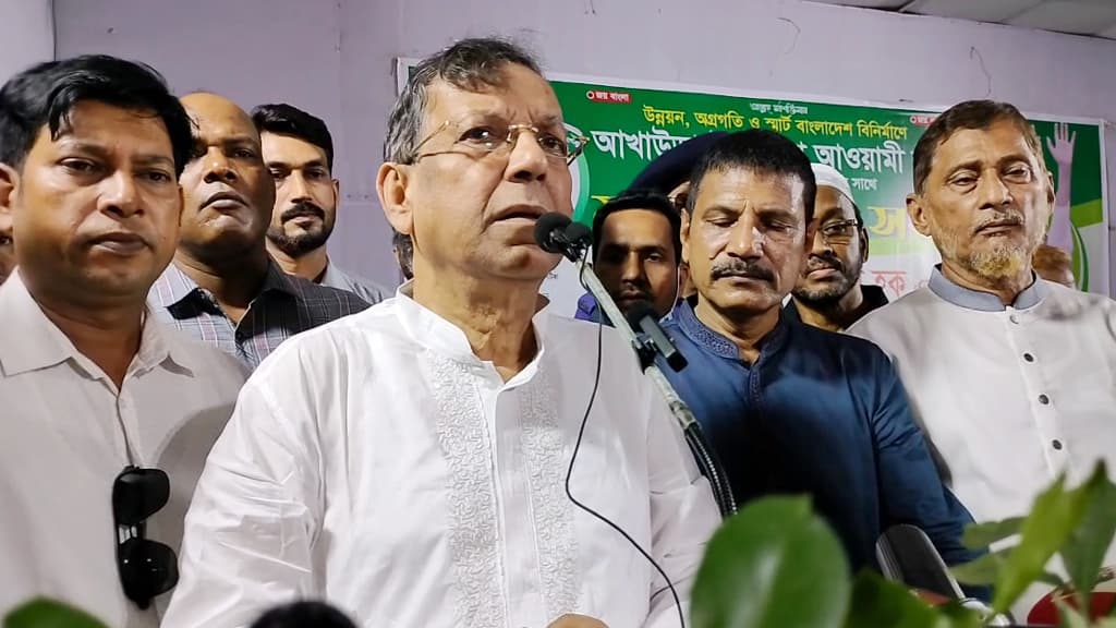 বঙ্গবন্ধুর খুনিদের চাকরি দিয়ে পুনর্বাসন করেছে বিএনপি: আখাউড়ায় আইনমন্ত্রী 