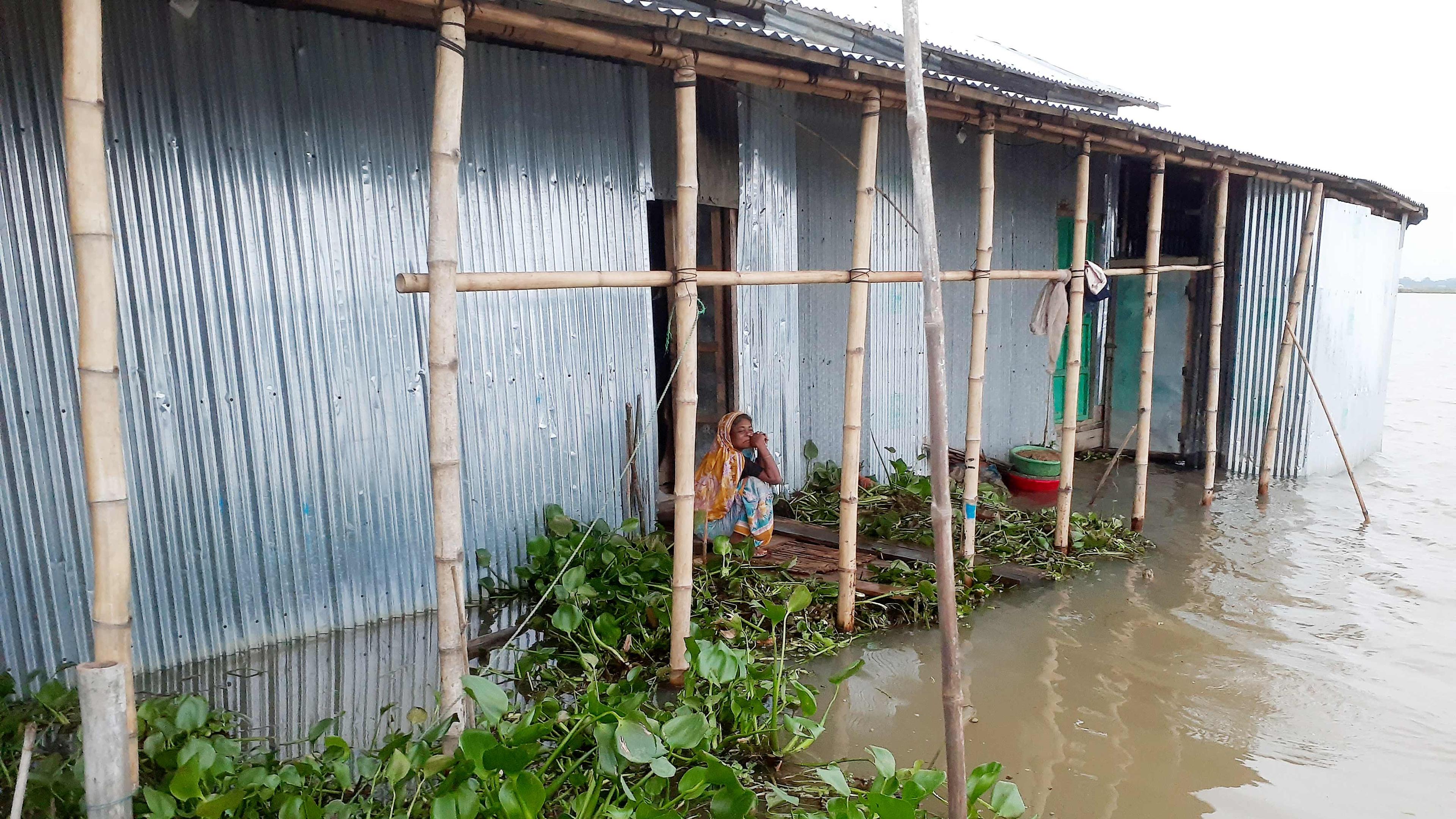 ‘আমাদের ঈদ তো এখন বানের জলে ভাসছে’