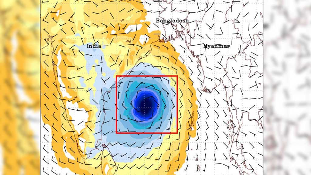 ‘অশনি’ এখন প্রবল ঘূর্ণিঝড়